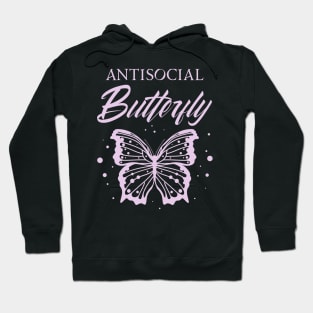 Antisocial Butterfly| Funny Introvert T Shirts Hoodie